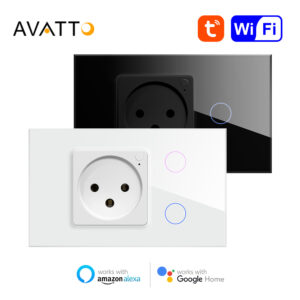 إبريز + كبستين إضاءة سمارت Wifi Avatto