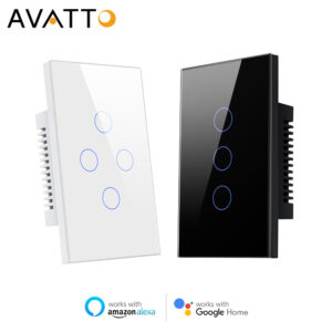 مفاتيح إضاءة لمس سمارت Avatto Wifi