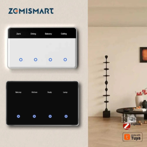 مفاتيح اضاءة مع شاشة Zemismart Zigbee